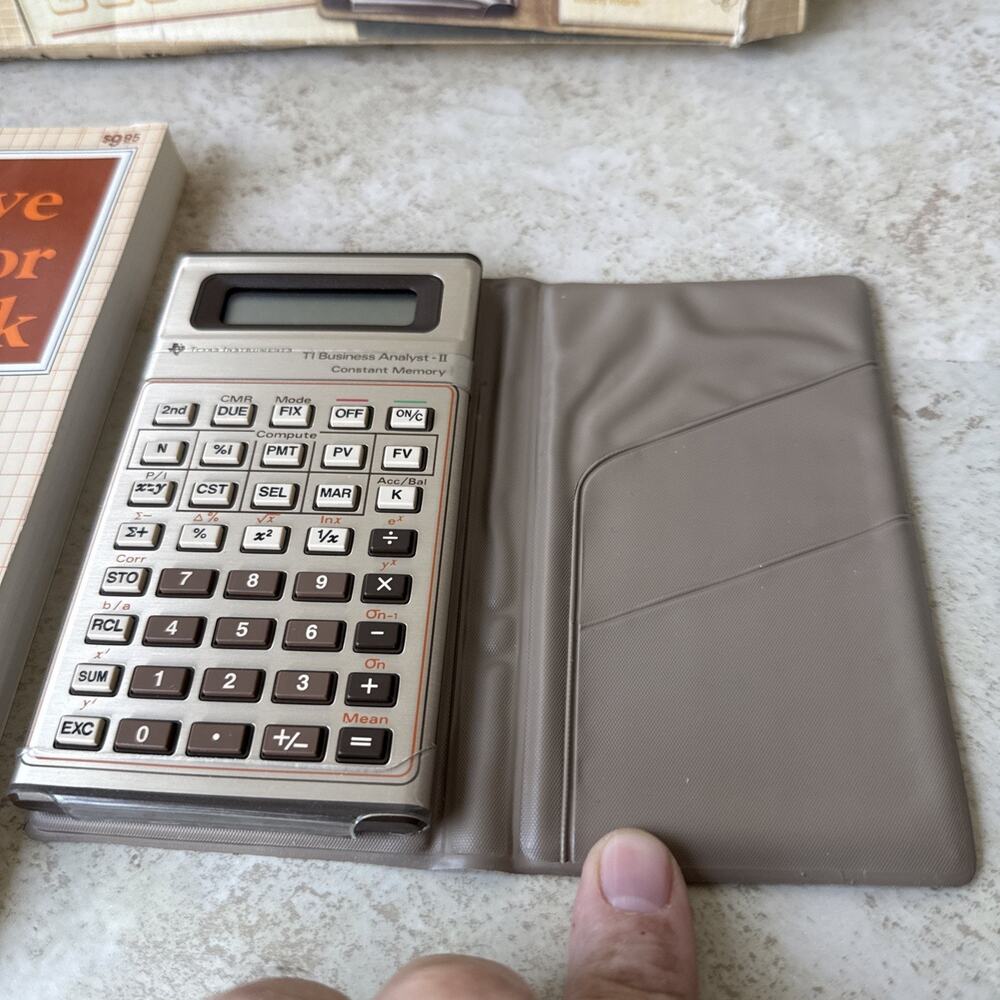 1980 TI Business Analyst-II Executive Calculating System - Picture 4 of 8